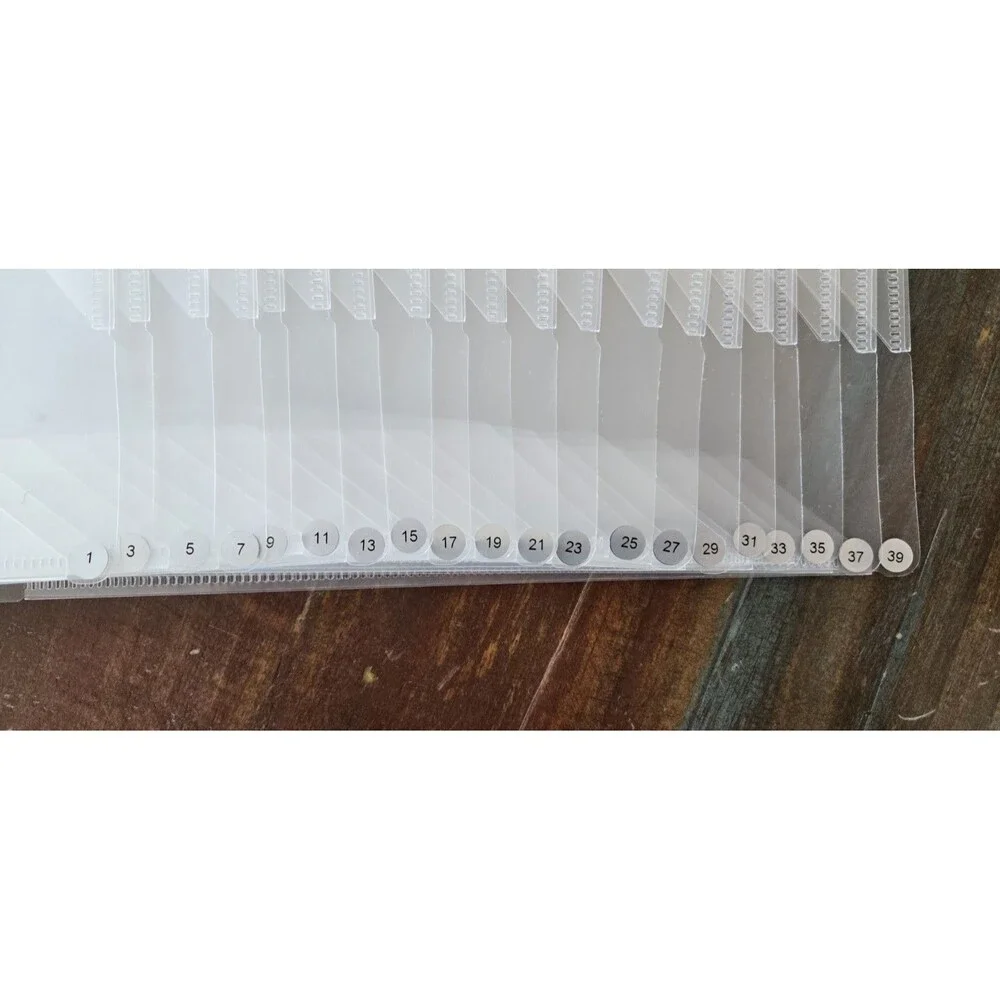 20 Pack Open Sheet Protectors 11 Hole No Glare for 3 Ring Binder A4 Letter
